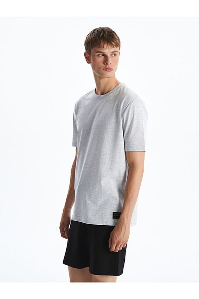 LC Waikiki New Season Crew Neck Combed Cotton Men's T-Shirt - S5N342Z8