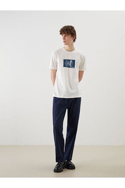 LC Waikiki Ανδρικό παντελόνι New Season Comfortable Fit Linen Look - S5EK45Z8