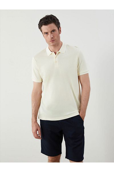 LC Waikiki Νέα σεζόν Polo Collar Short Sleeve Ανδρικό Tisort - S55147Z8