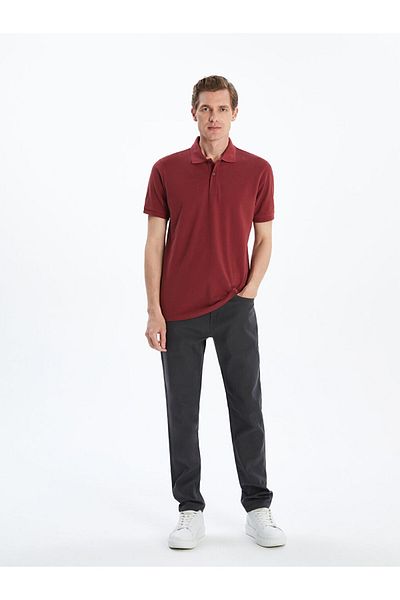 LC Waikiki New Season Polo Neck Short Sleeve Pique Men's T-Shirt - S52213Z8