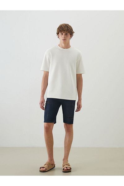 LC Waikiki Men's Super Skinny Fit Jeans Shorts