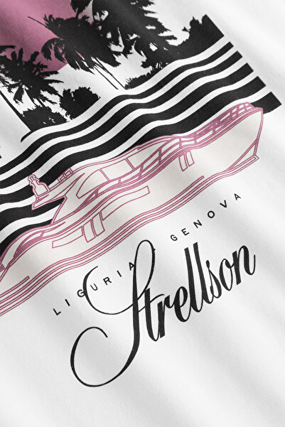 STRELLSON T-SHIRT 11 SANTI-R01 - - WHITE, XS