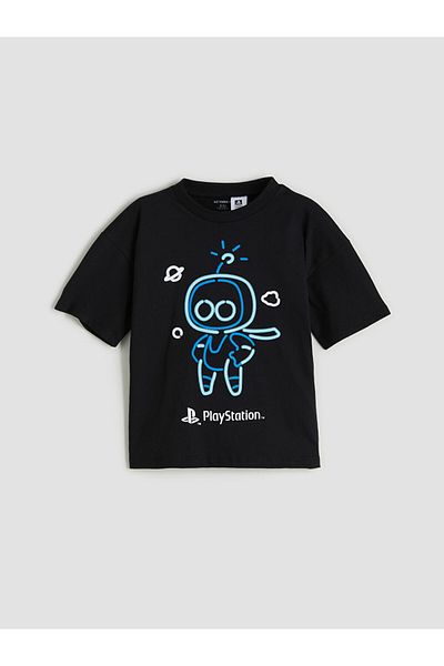 LC Waikiki Crew Neck Printed Boy's T-Shirt