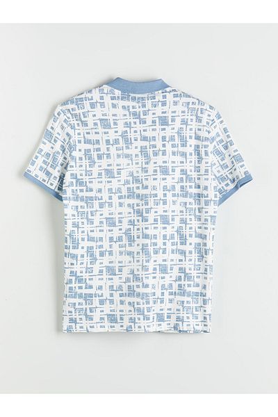 LC Waikiki Polo Neck Patterned Men's T-Shirt