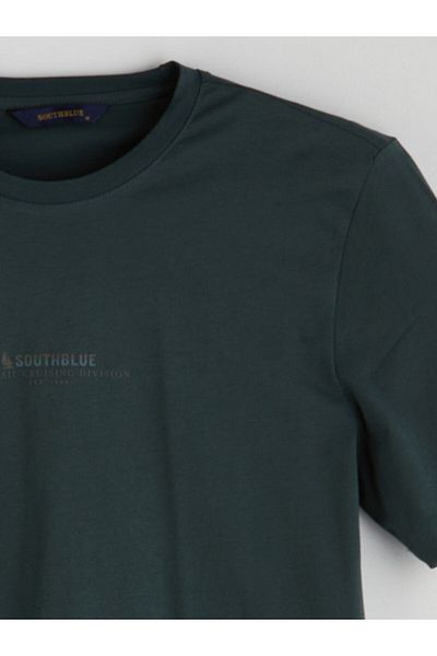 LC Waikiki Crew Neck Printed Combed Cotton Men's T-Shirt