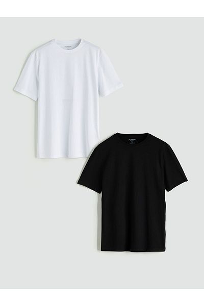 LC Waikiki Crew Neck Short Sleeve Men's T-Shirt 2 Pack