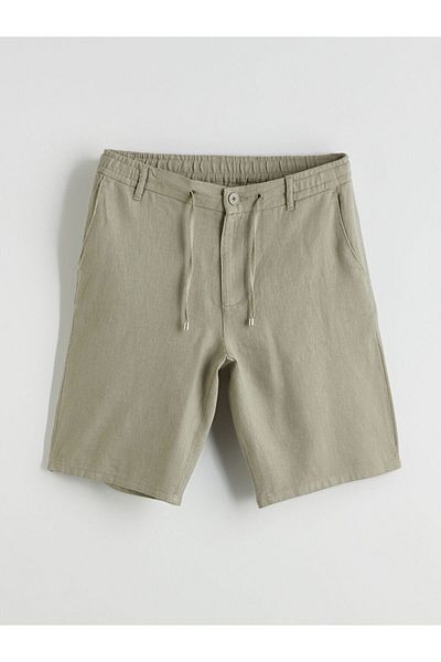 LC Waikiki Quality Parts from Celebi Store |   Standard Fit Linen Blend Men's Shorts