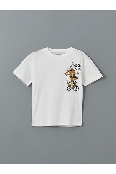 LC Waikiki Crew Neck Printed Boy's T-Shirt