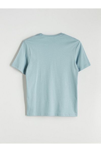 LC Waikiki New Season Crew Neck εμπριμέ χτενισμένο βαμβακερό ανδρικό Tisort - S5R654Z8