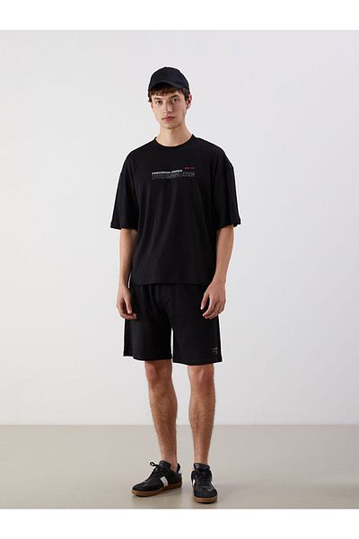 LC Waikiki Crew Neck Printed Combed Cotton Men's T-Shirt