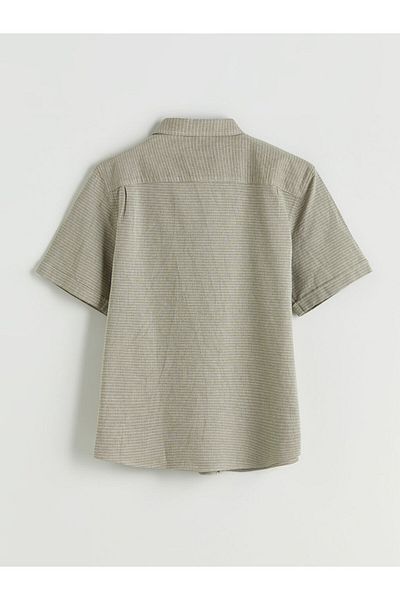 LC Waikiki Regular Fit Short Sleeve Dobby Men's Shirt
