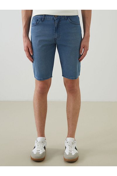 LC Waikiki Men's Super Skinny Fit Jeans Shorts