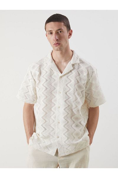 LC Waikiki Ανδρικό πουκάμισο με κοντό μανίκι New Season Regular Fit - S5IO50Z8