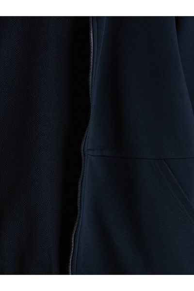 LC Waikiki High Collar Long Sleeve Men's Zipper Sweatshirt