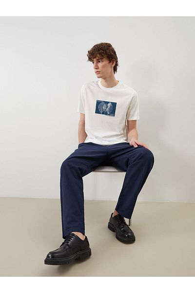 LC Waikiki Ανδρικό παντελόνι New Season Comfortable Fit Linen Look - S5EK45Z8