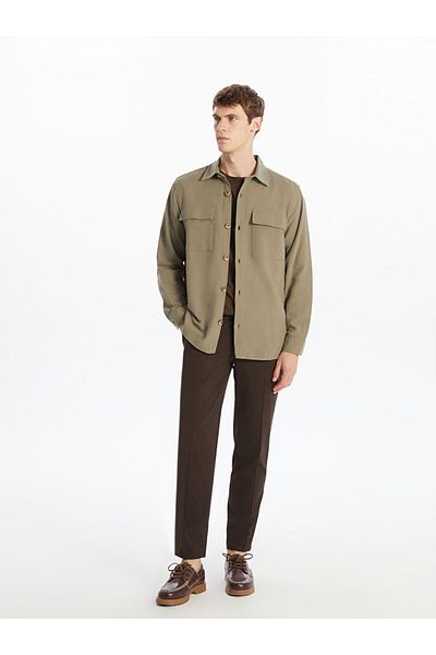 LC Waikiki Comfortable Fit Long Sleeve Men's Shirt Jacket