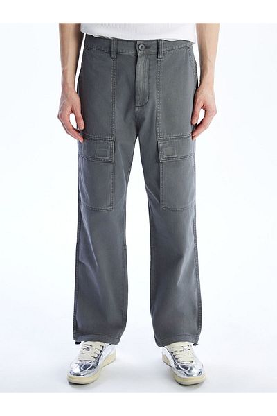 LC Waikiki Comfortable Fit Gabardine Men's Cargo Trousers