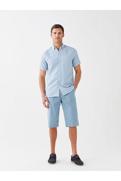 LC Waikiki Standard Fit Gabardine Men's Bermuda Shorts