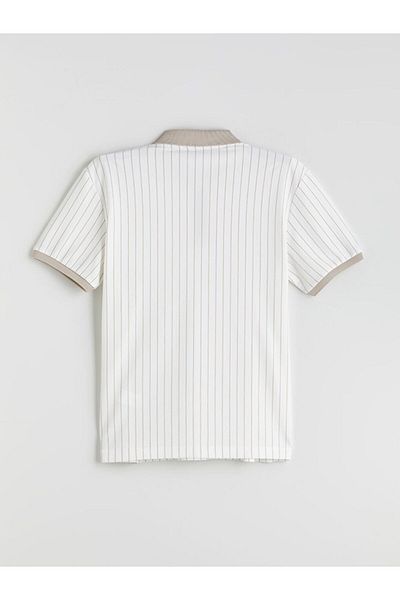 LC Waikiki Polo Neck Patterned Men's T-Shirt