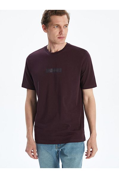 LC Waikiki Crew Neck Printed Combed Cotton Men's T-Shirt