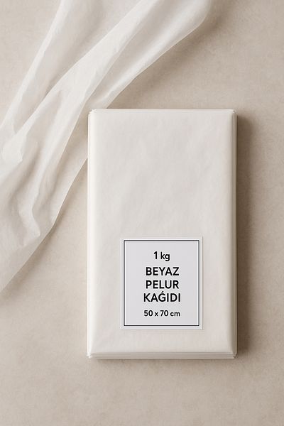 OLİ Art Paper Bullets White 1 kg (120-130 Pieces)