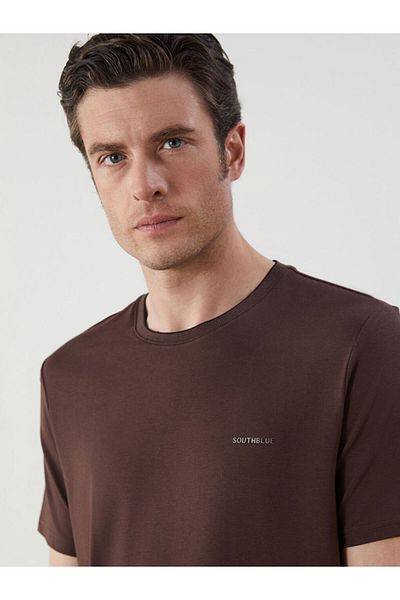 LC Waikiki Crew Neck Printed Combed Cotton Men's T-Shirt