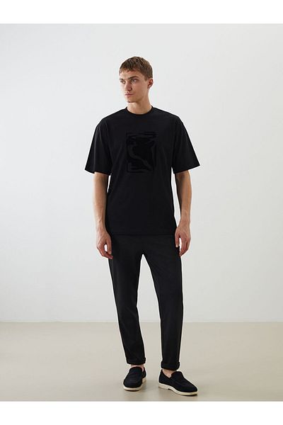 LC Waikiki Crew Neck Printed Combed Cotton Men's T-Shirt