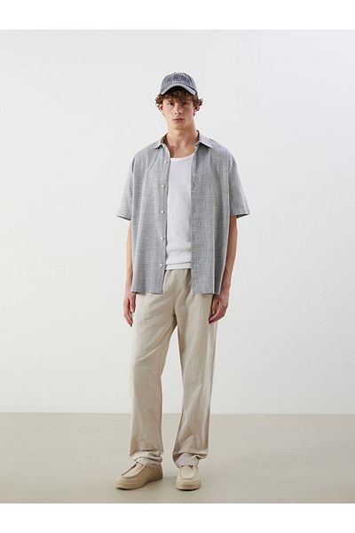LC Waikiki Xside Beige Comfortable Fit Gabardine Men's Trousers