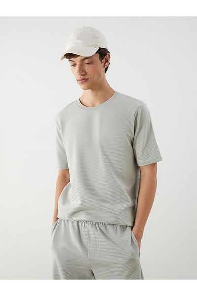 LC Waikiki Ανδρικό Tisort με στάμπα Crew Neck New Season - S5FF48Z8