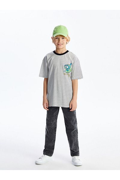 LC Waikiki Boy's Jeans Pants with Adjustable Elastic Waist