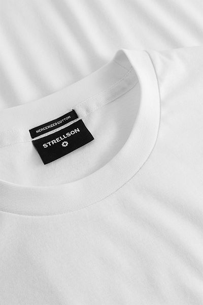 STRELLSON Tricou 11 Pepe-r - - Alb, Xs