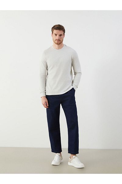 LC Waikiki Crew Neck Long Sleeve Men's Sweatshirt