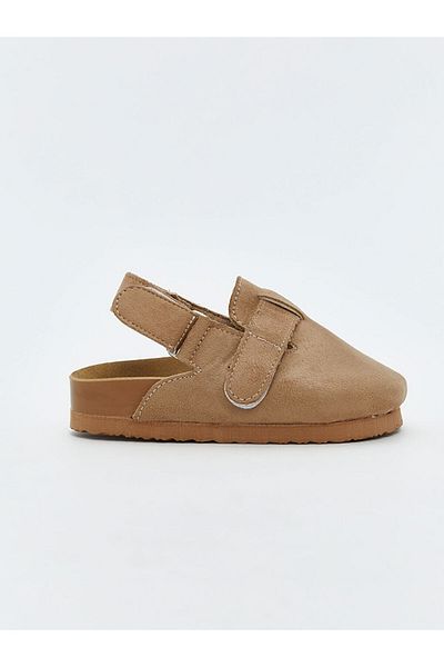 LC Waikiki Lcw Steps Khaki Suede Look Baby Boy House Slippers