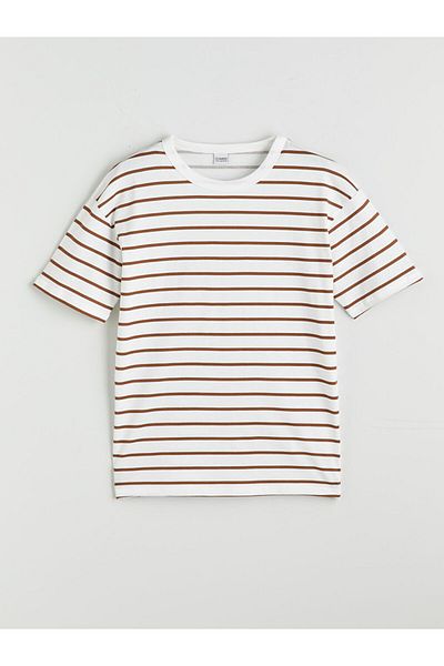LC Waikiki Crew Neck Striped Boy T-Shirt
