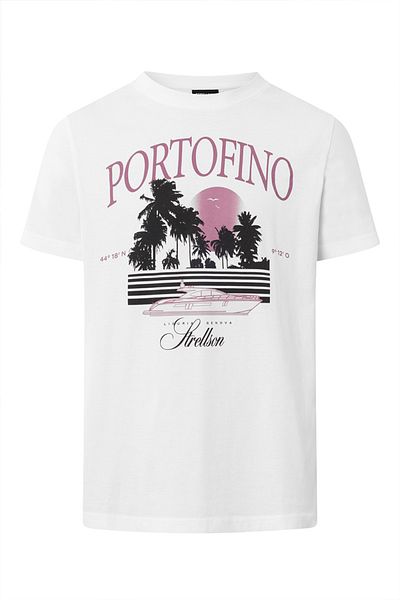 STRELLSON Tricou 11 Santi-r01 - - Alb, S