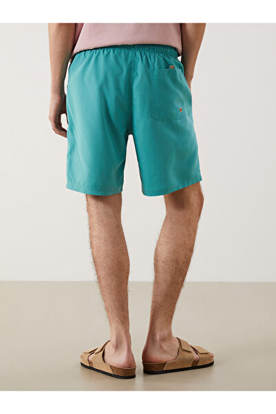 LC Waikiki Lcw Swimwear Knee Length Oversize Basic Men's Swim Shorts