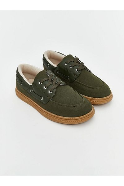 LC Waikiki Lcw Steps Khaki Lace-Up Boys' Classic Shoes