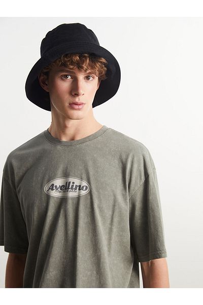 LC Waikiki Crew Neck Printed Combed Cotton Men's T-Shirt