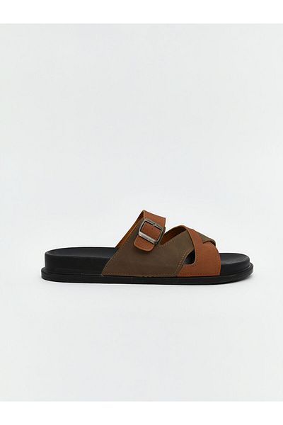 LC Waikiki Suede Look Men's Slippers