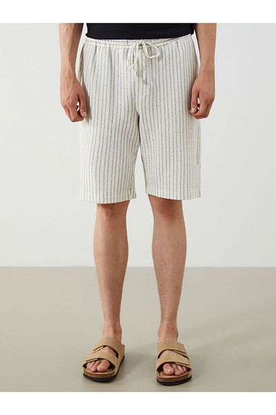 LC Waikiki Standard Fit Striped Men's Shorts