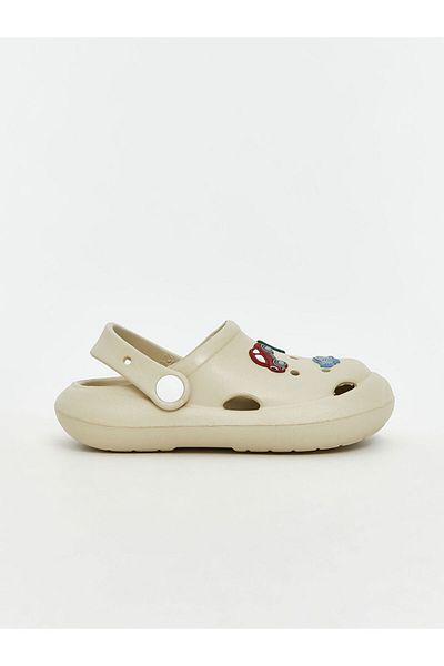 LC Waikiki Beige Printed Baby Boy Beach Sandals