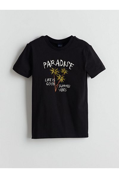 LC Waikiki Tricou pentru băiat cu gât crew New Season - S5I132Z4