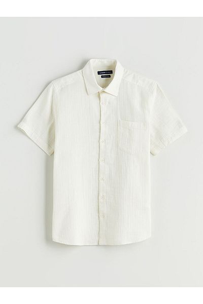 LC Waikiki Standard Fit Short Sleeve Men's Shirt