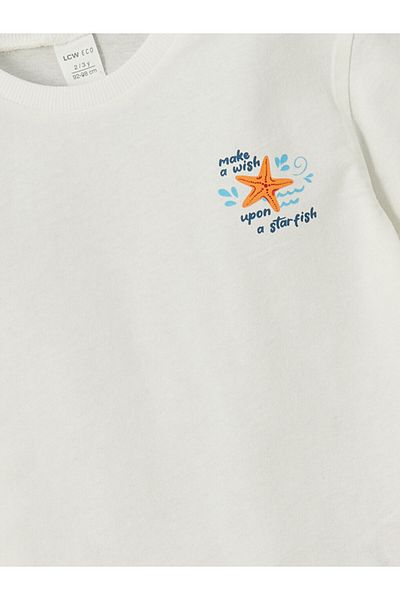 LC Waikiki Crew Neck Printed Boy's T-Shirt