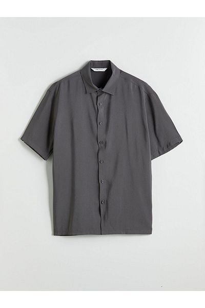 LC Waikiki Regular Fit Short Sleeve Dobby Men's Shirt