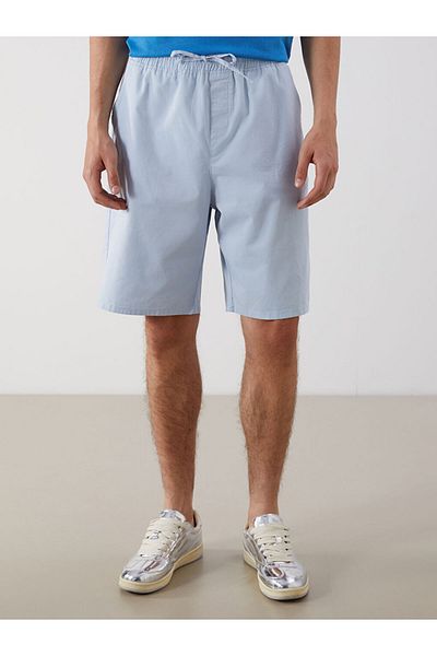 LC Waikiki Xside Blue Comfortable Fit Gabardine Men's Shorts