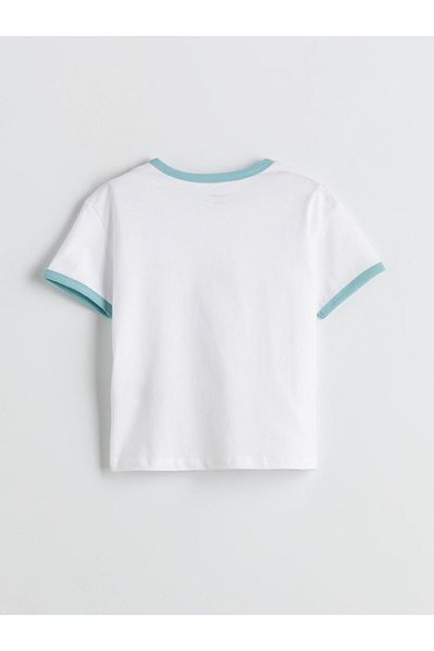 LC Waikiki Lcw Crew Neck Text Printed Boys' T-Shirt