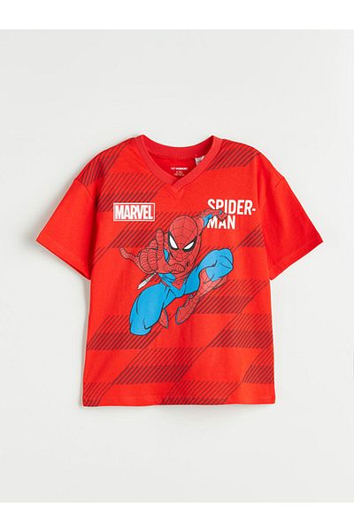 LC Waikiki Spider-Man Printed Boys' T-Shirt