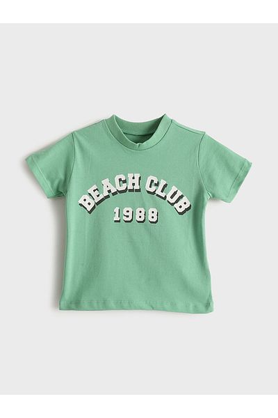 LC Waikiki Crew Neck Printed Boys' T-Shirt Pack of 2