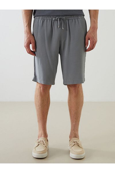 LC Waikiki Standard Fit Linen Blended Men's Shorts
